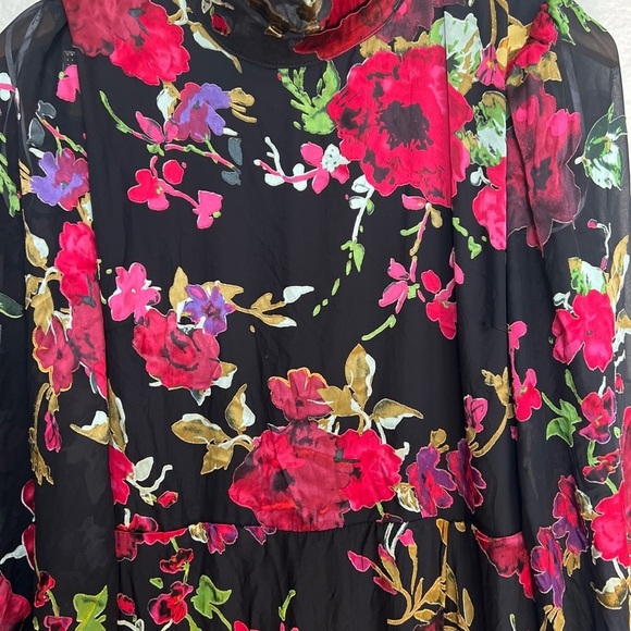 Graceful Arrival Black Floral Burnout Backless Maxi Dress - Picture 8 of 11